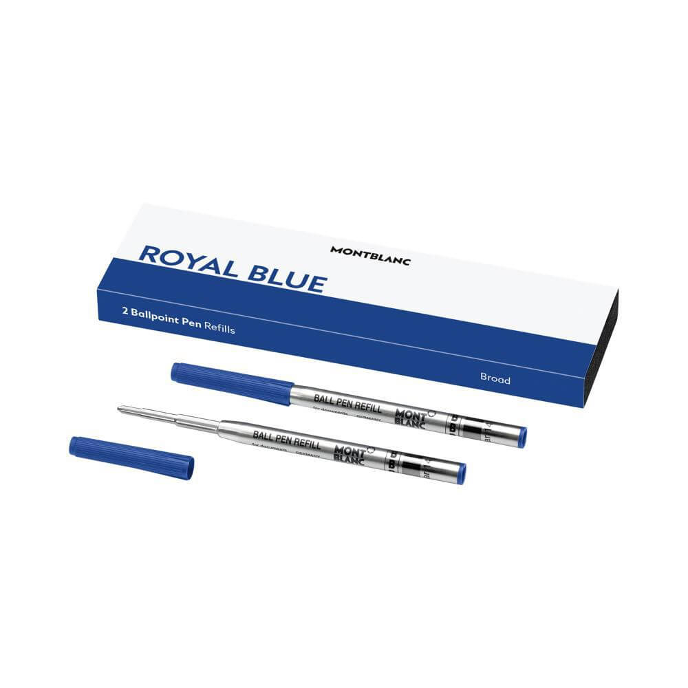 Montblanc Royal Blue 2x Ballpoint Refills